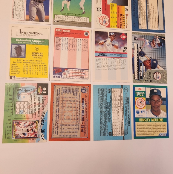 Hensley Meulens Lot of 15 Baseball Cards - Picture 5 of 6